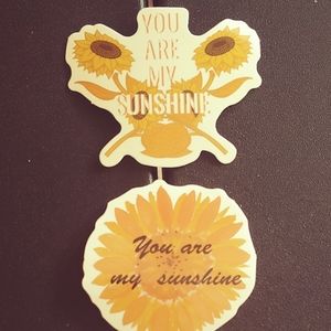 3 pack You are My Sunshine 🌞 🌻 Stickers